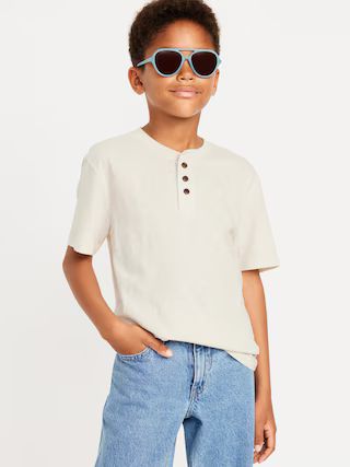 Short-Sleeve Henley T-Shirt for Boys | Old Navy (US)