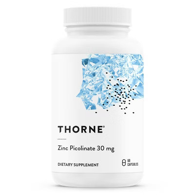 Thorne Zinc Picolinate 30 mg - Well-Absorbed Zinc Supplement, for Growth and Immune Function - 60 Capsules | Target
