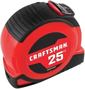 CRAFTSMAN Tape Measure, Self-Lock, 25-Foot (CMHT37225S) | Amazon (US)