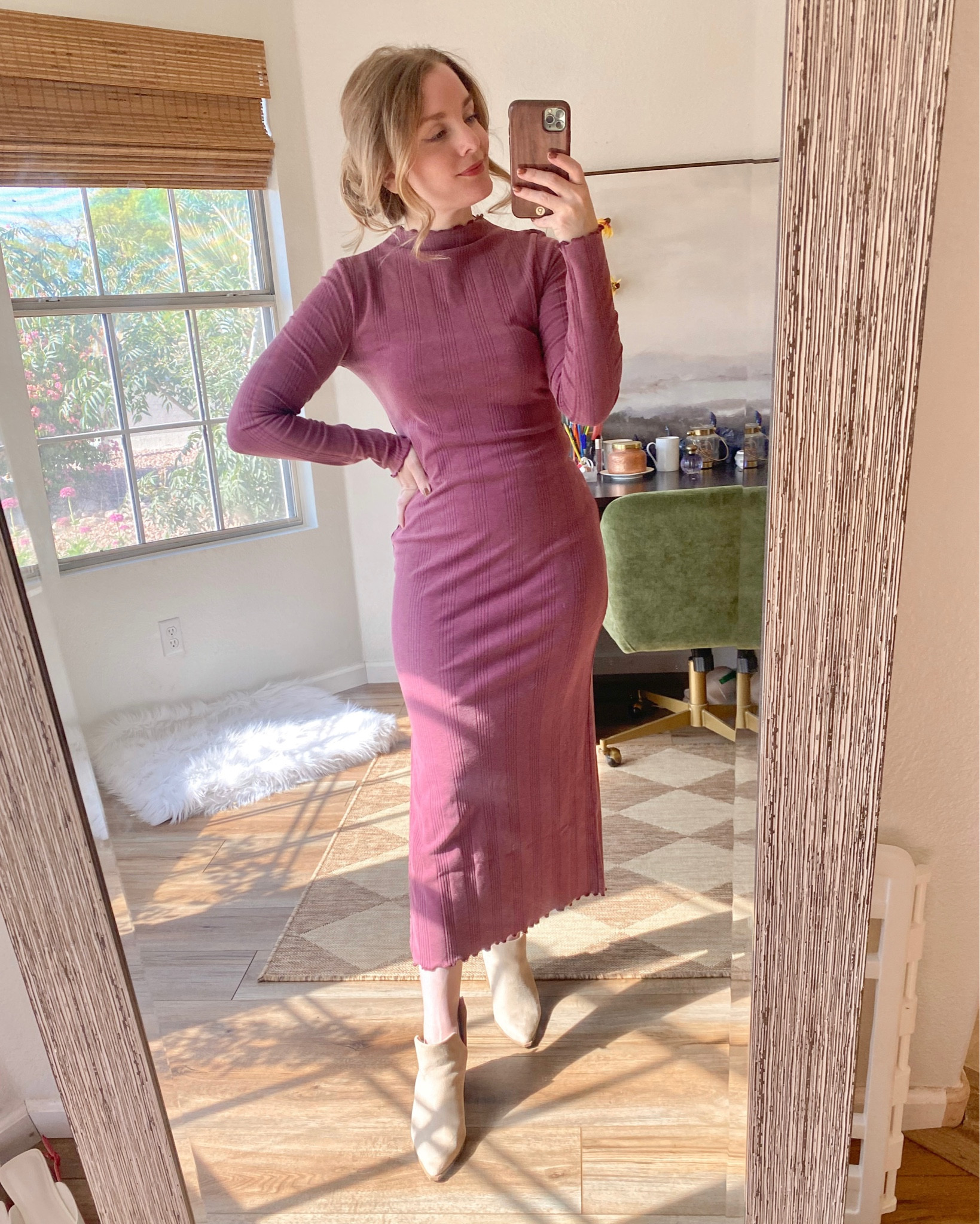 Still in stock!! Nordstrom anniversary sale sweater dress. Fall transition. Fall 2023. Fall fashion. Sweater dresses. Teacher outfits. Lettuce edge long sleeve midi dress. 

Lightweight, flattering and great quality! TTS, wearing a small. I’m 5’3.

#LTKBacktoSchool #LTKSeasonal #LTKxNSale