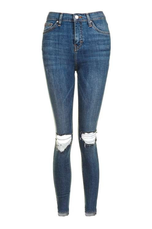 MOTO Stepped Rip Jamie Jeans | Topshop US