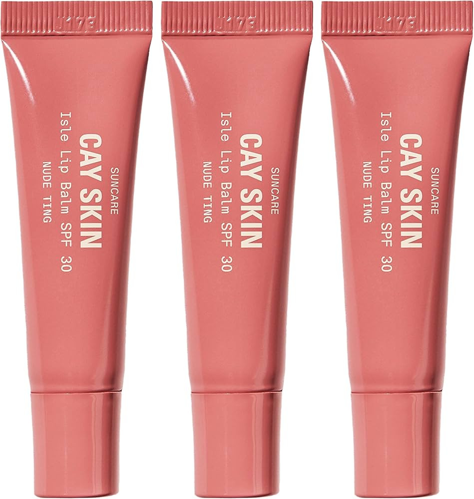 Isle Lip Balm with SPF 30 (Nude Ting) – w/Sea Moss, Aloe Stem Cells & More – Vegan SPF Lip Ba... | Amazon (US)