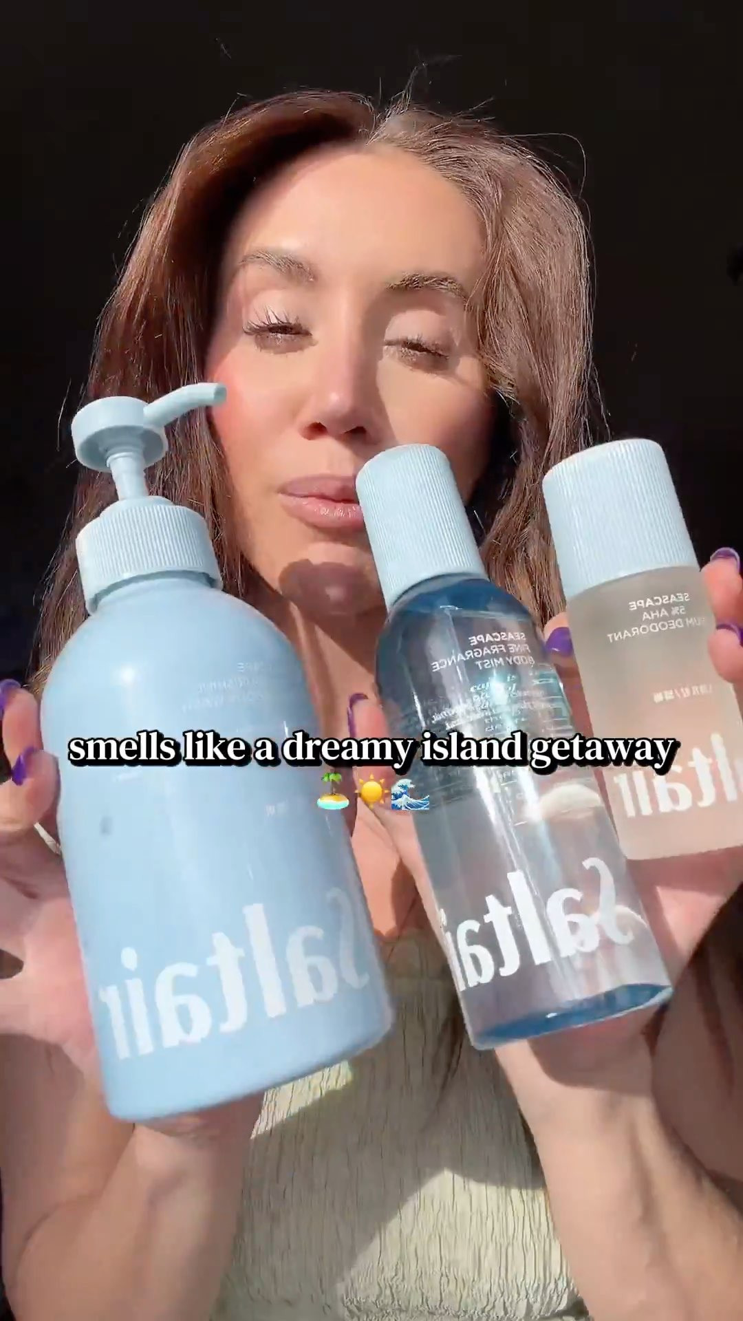 the secret to making your scent last all day — a matching body wash, lotion and mist that you layer together. exotic grapefruit, ylang ylang and white sand. it smells like the most beautiful beach vacation.

#saltair #fragrance #bodycareroutine #summerscent
saltair seascape trio, scent layering body care set, matching body wash lotion and mist, long lasting body fragrance trio 

 #LTKBeauty
