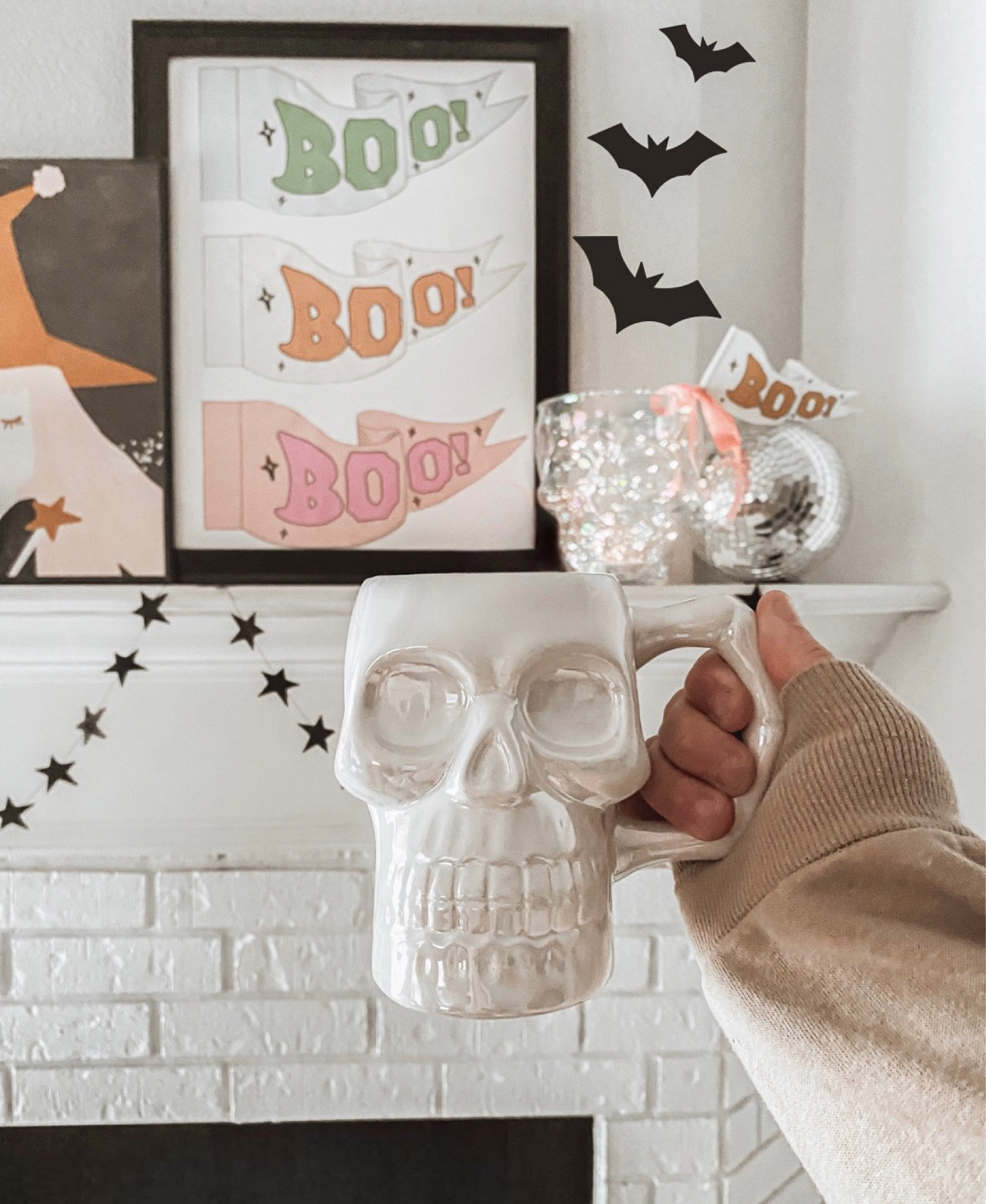 Halloween mug 
Coffee mug 
Skull mug 
Coffee cup 
Halloween mantel decor 

#LTKhome #LTKSeasonal #LTKHalloween