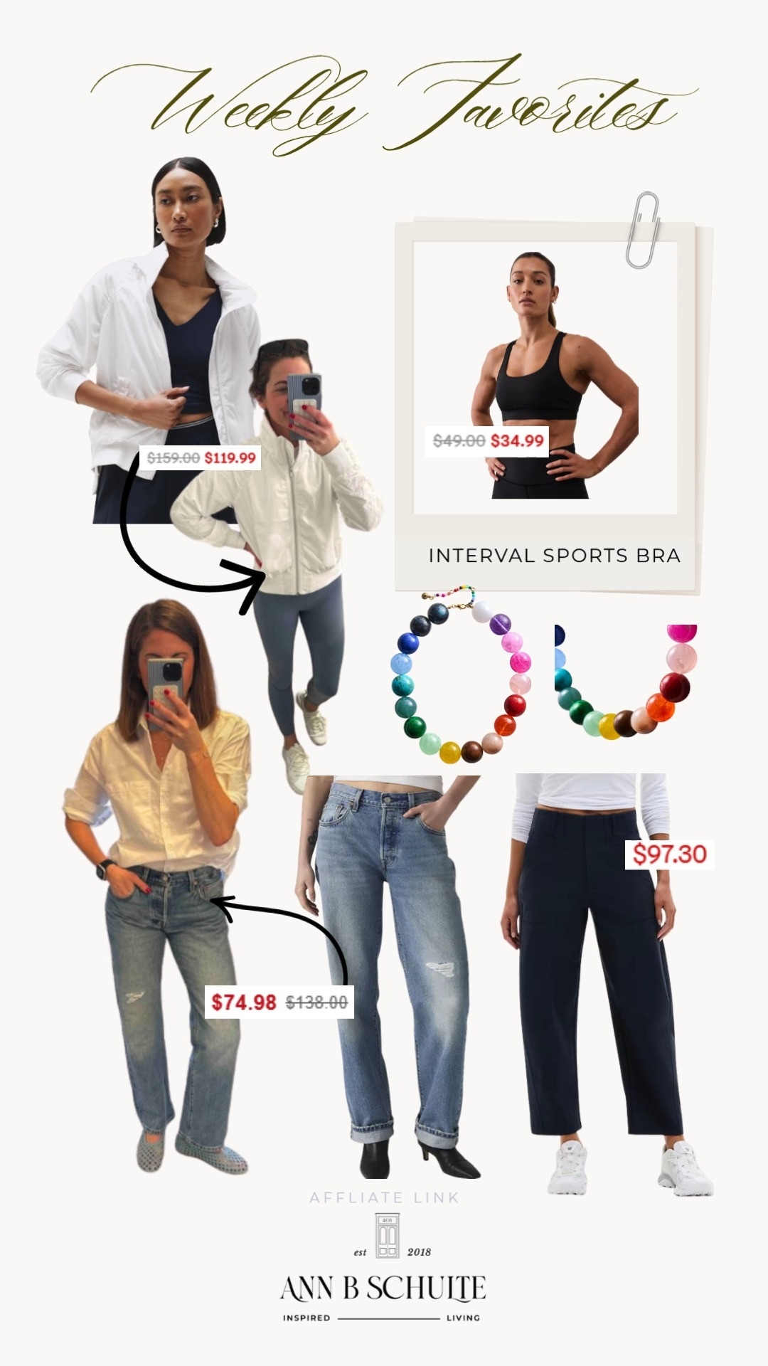 Weekly faves are in and they’re setting the tone for good days ahead. Effortless feels, fresh energy, and happy vibes only 🌿☕️💫  
#LTKFinds #StyleInspo #OOTDIdeas #FashionGoals #LTKStyle #TrendingNow #LifestyleEdit #OutfitInspiration #LTKCreator #WeeklyFaves 

 #LTKootd #LTKActive #LTKSaleAlert