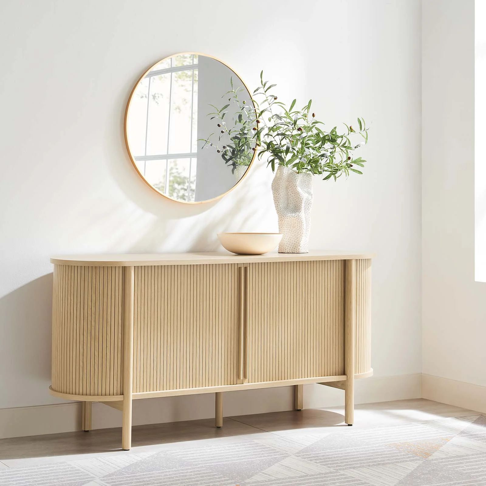 Modway Cadence Sideboard in Oak - Walmart.com | Walmart (US)