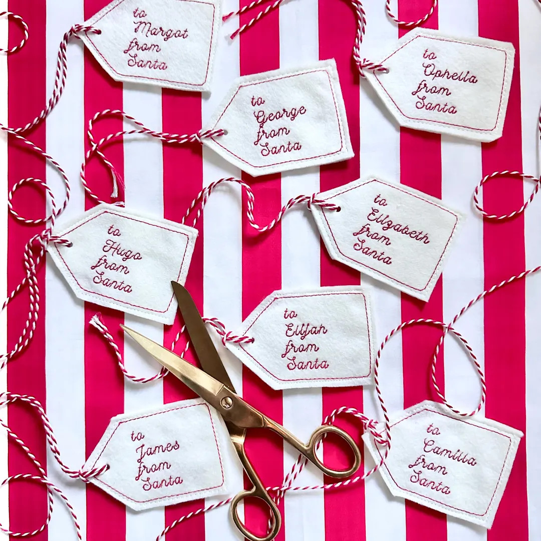 Personalised Christmas Santa Tags Reusable for Christmas Stockings and Santa Sacks, Personalised ... | Etsy (US)