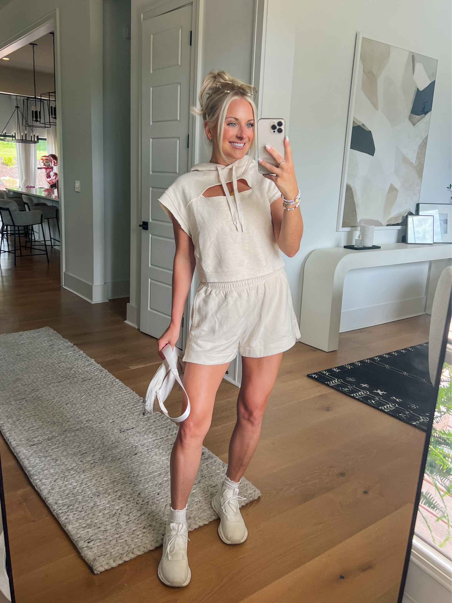 Small in top and shorts 🤍 so comfy! 

#LTKSeasonal #LTKFindsUnder50