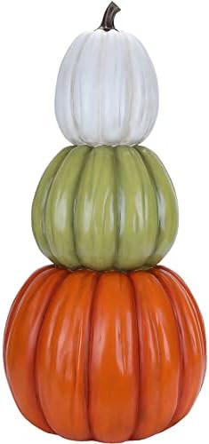 Amazon.com - Fraser Hill Farm Three-Stack Pumpkin Topiary Decoration | Fall, Autumn Harvest, Hall... | Amazon (US)