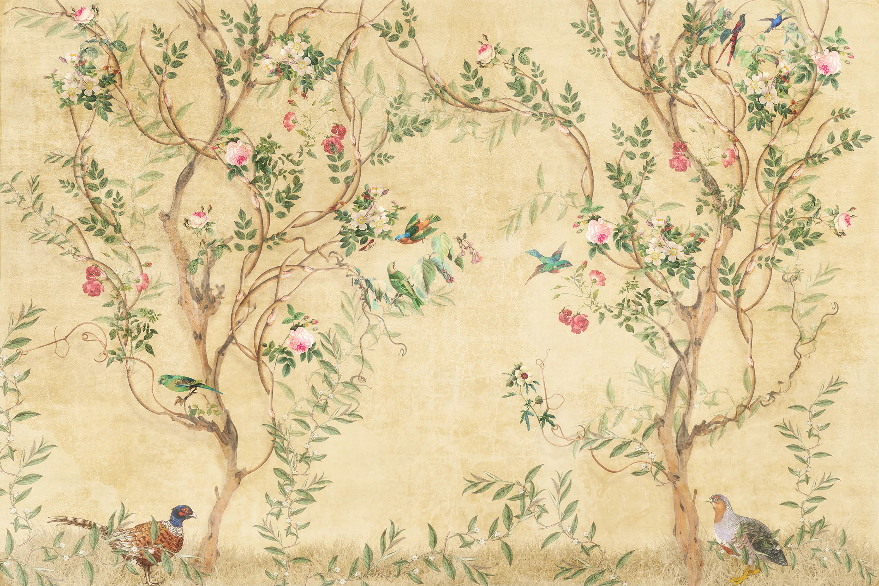 Sreshta Chinoiserie Wall Mural | Wayfair North America