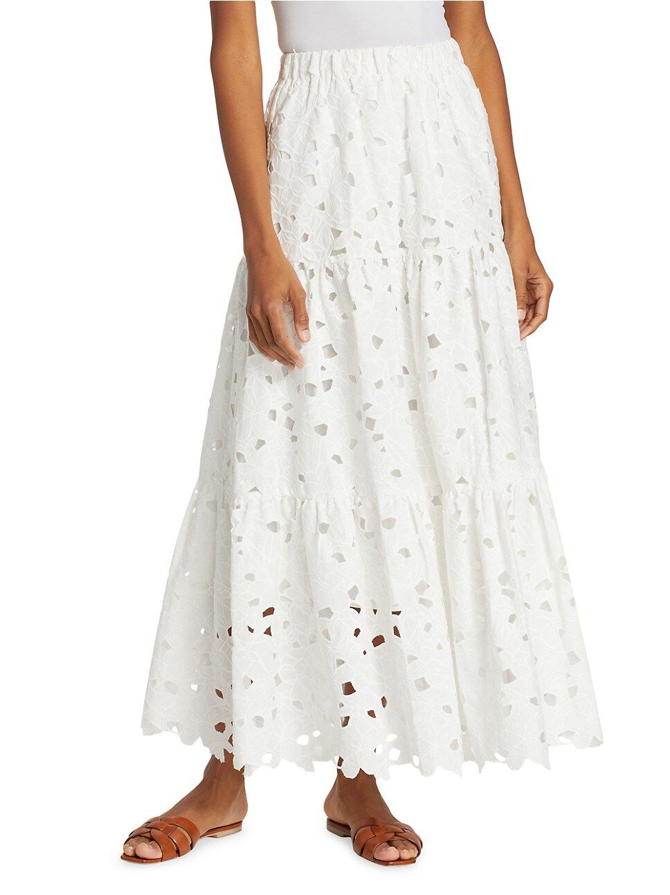 Melanie Eyelet Maxi Skirt | Saks Fifth Avenue
