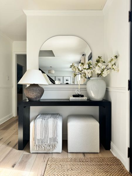 My black console table is back in stock and on sale for $250!!!

#LTKhome