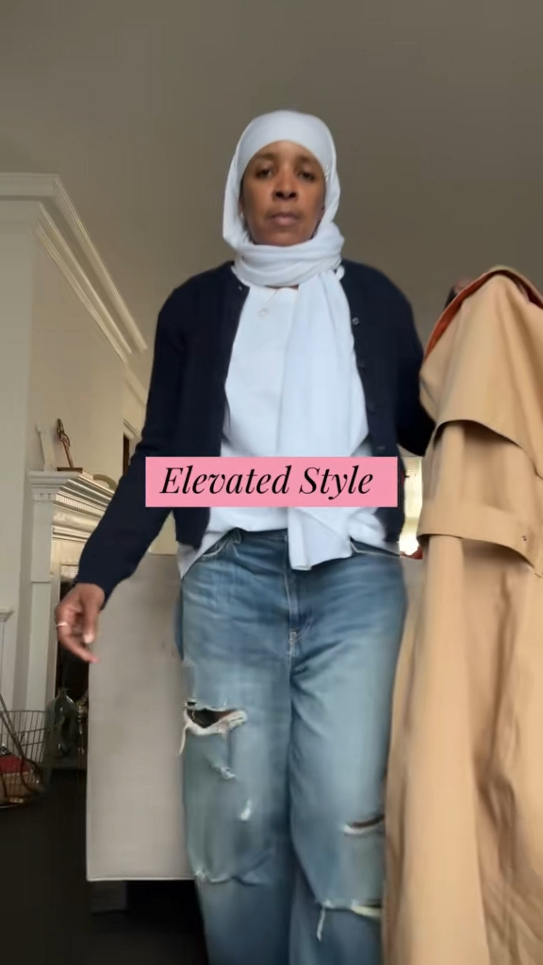 Spring outfit denim trench coat mules white tshirt oversized jeans shirt #style #jeans #denim #fashion #nyc #spring #outfit #gucci #zara @Zara #hm #bananarepublic 

#LTKootd #LTKOver40 #LTKgrwm