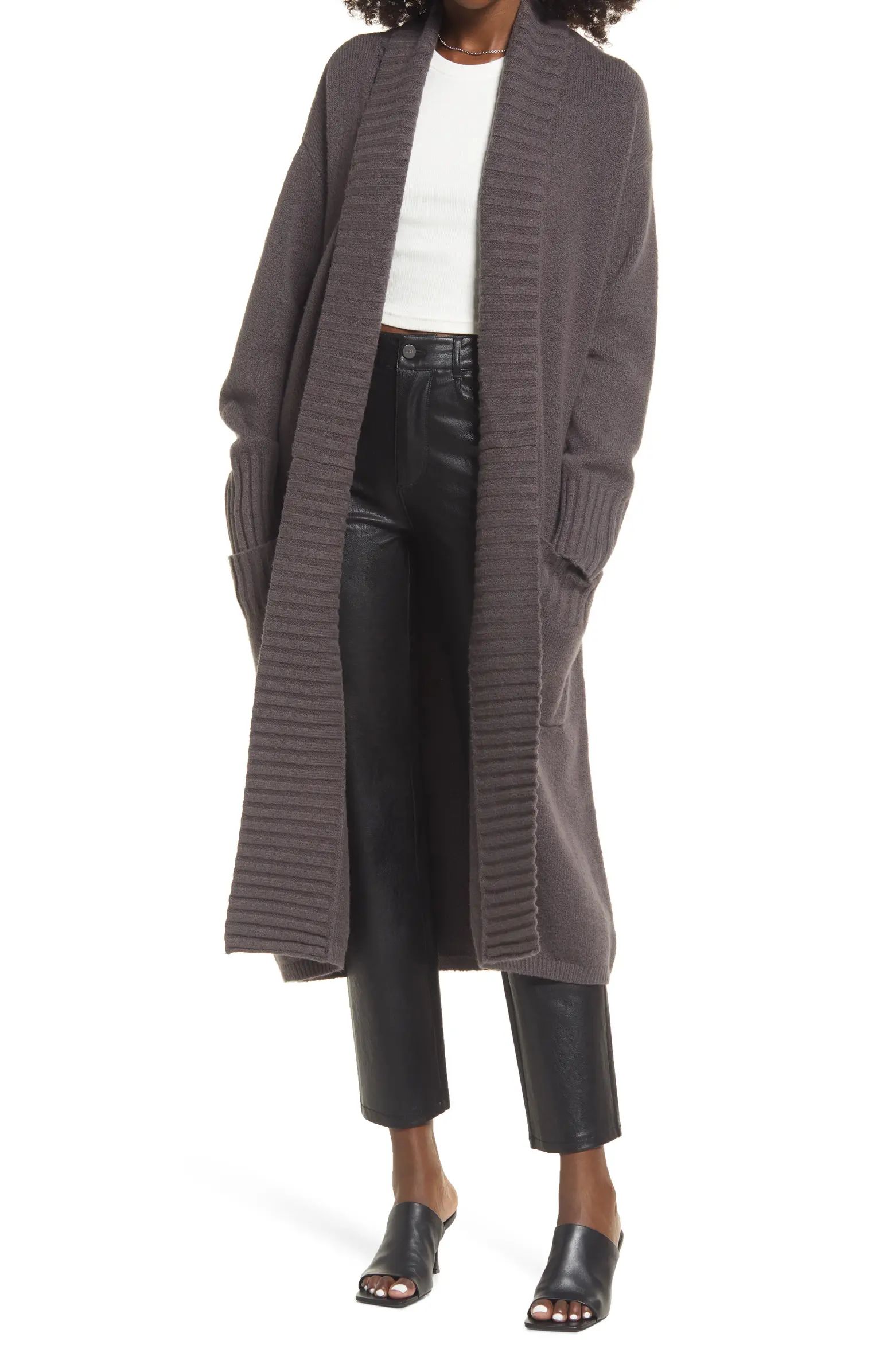 Belted Long Cardigan | Nordstrom