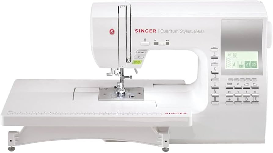 SINGER 9960 Sewing & Quilting Machine With Accessory Kit, Extension Table - 1,172 Stitch Applicat... | Amazon (US)