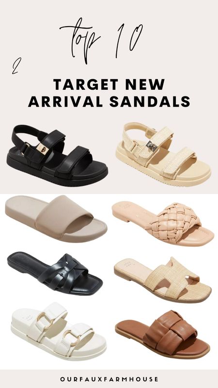 Target new arrival sandals for spring & summer!! 

#LTKSeasonal #LTKfindsunder50 #LTKstyletip