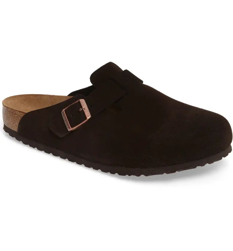 Birkenstock 'Boston Soft' Suede Clog | Nordstrom | Nordstrom