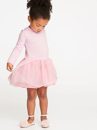 Scoop-Back Tutu Dress for Toddler Girls | Old Navy US