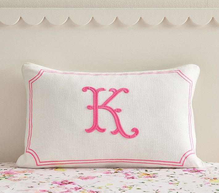 Monique Lhuillier Personalized Pillow Cover | Pottery Barn Kids