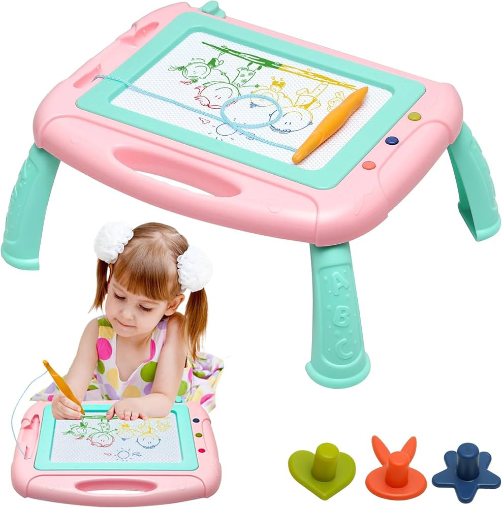 Toys for 1-2 Year Old Girls,Magnetic Drawing Board Toddler Toys for Girls Boys,Erasable Doodle Bo... | Amazon (US)