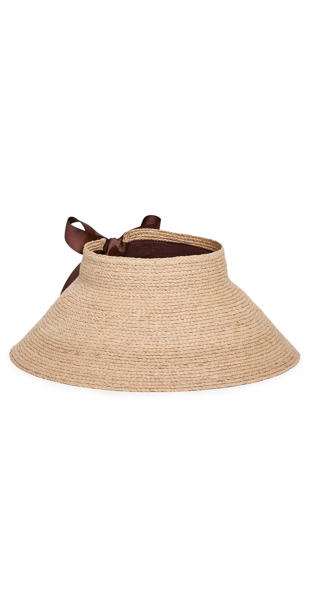 Jenni Kayne Shore Raffia Natural Visor Natural One Size | Shopbop