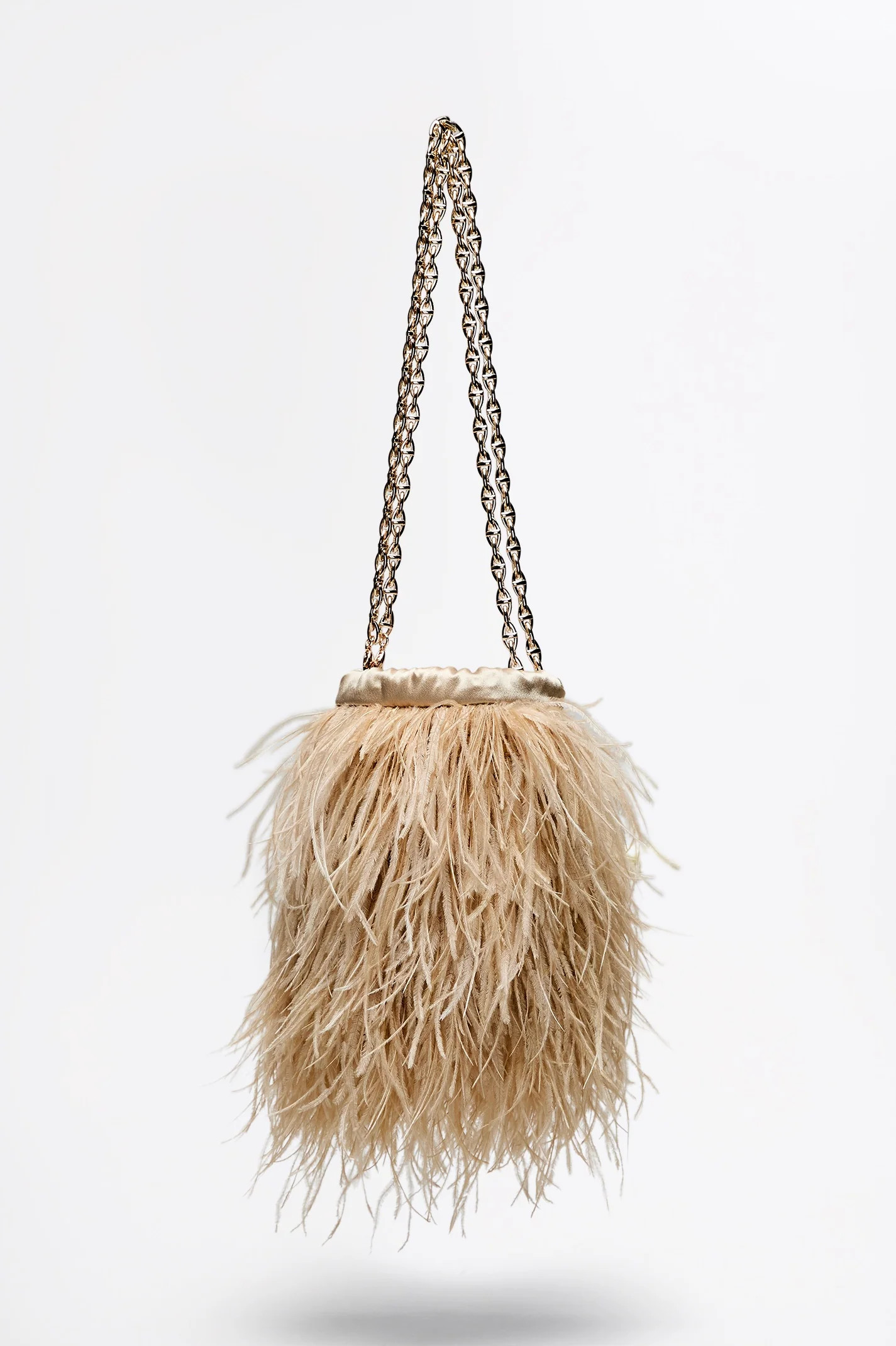 FEATHER BUCKET BAG - SABLE - Scanlan Theodore | Scanlan Theodore AU