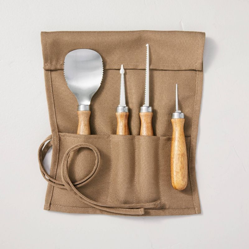 4pc Pumpkin Carving Kit - Hearth & Hand™ with Magnolia | Target