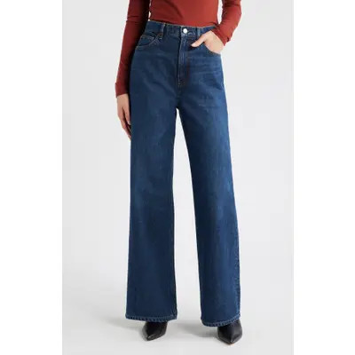 Reformation Cary Slouchy High Rise Wide Leg Jeans in Titan at Nordstrom, Size 31 | Nordstrom