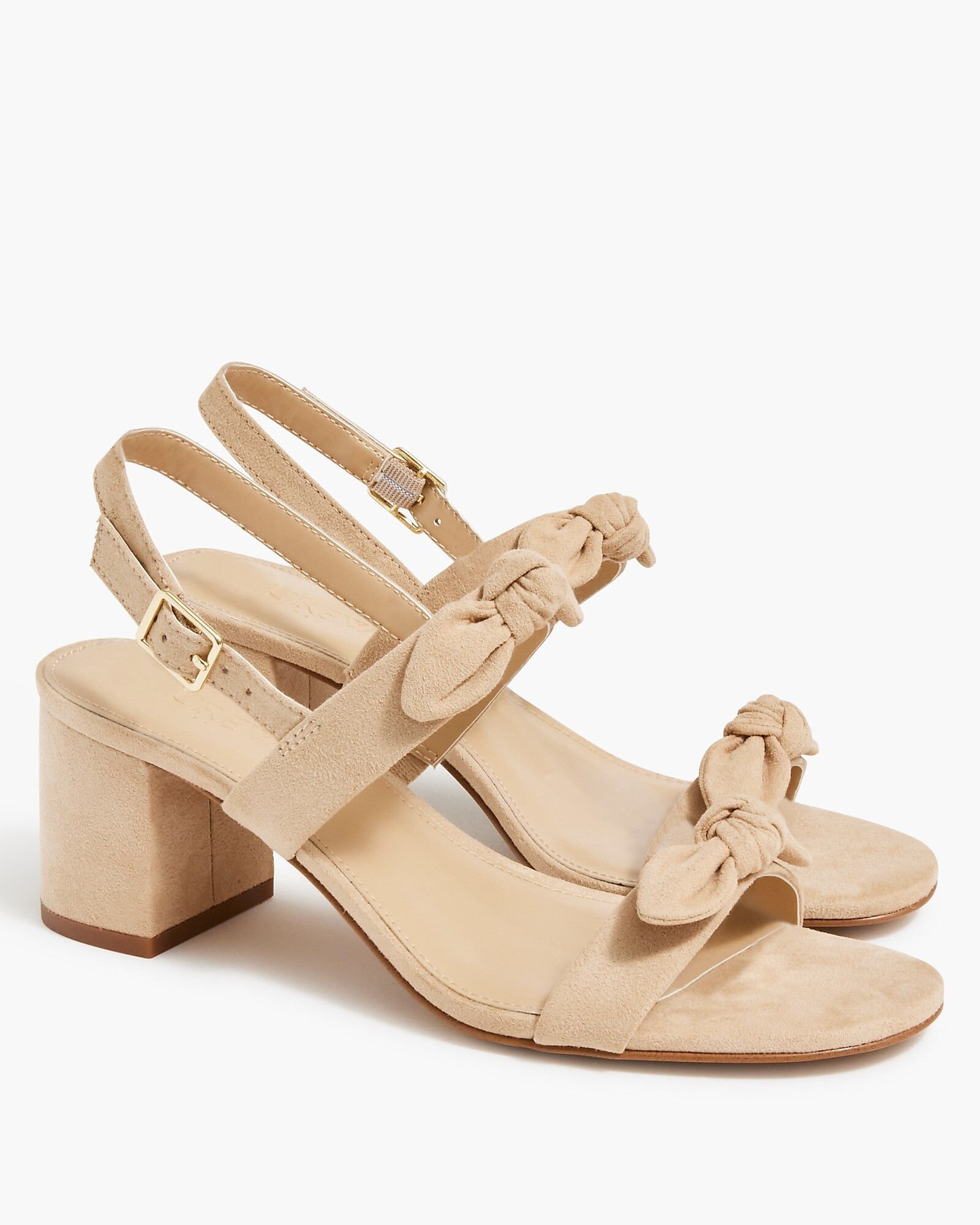 Bow heeled sandals | J.Crew Factory