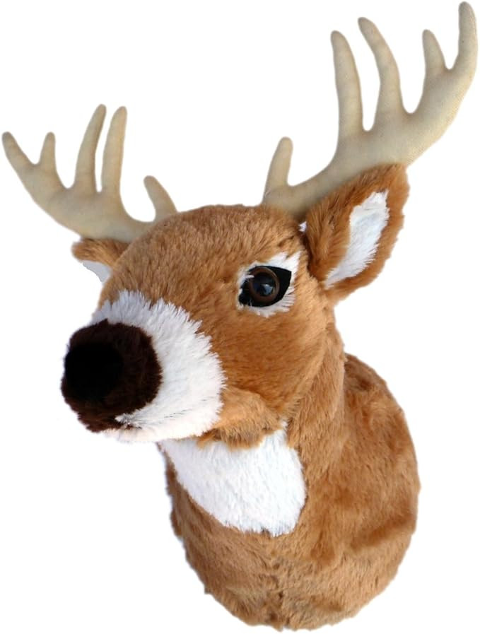 Adore 13" Boone The Whitetail Deer Plush Stuffed Animal Walltoy Wall Mount | Amazon (US)