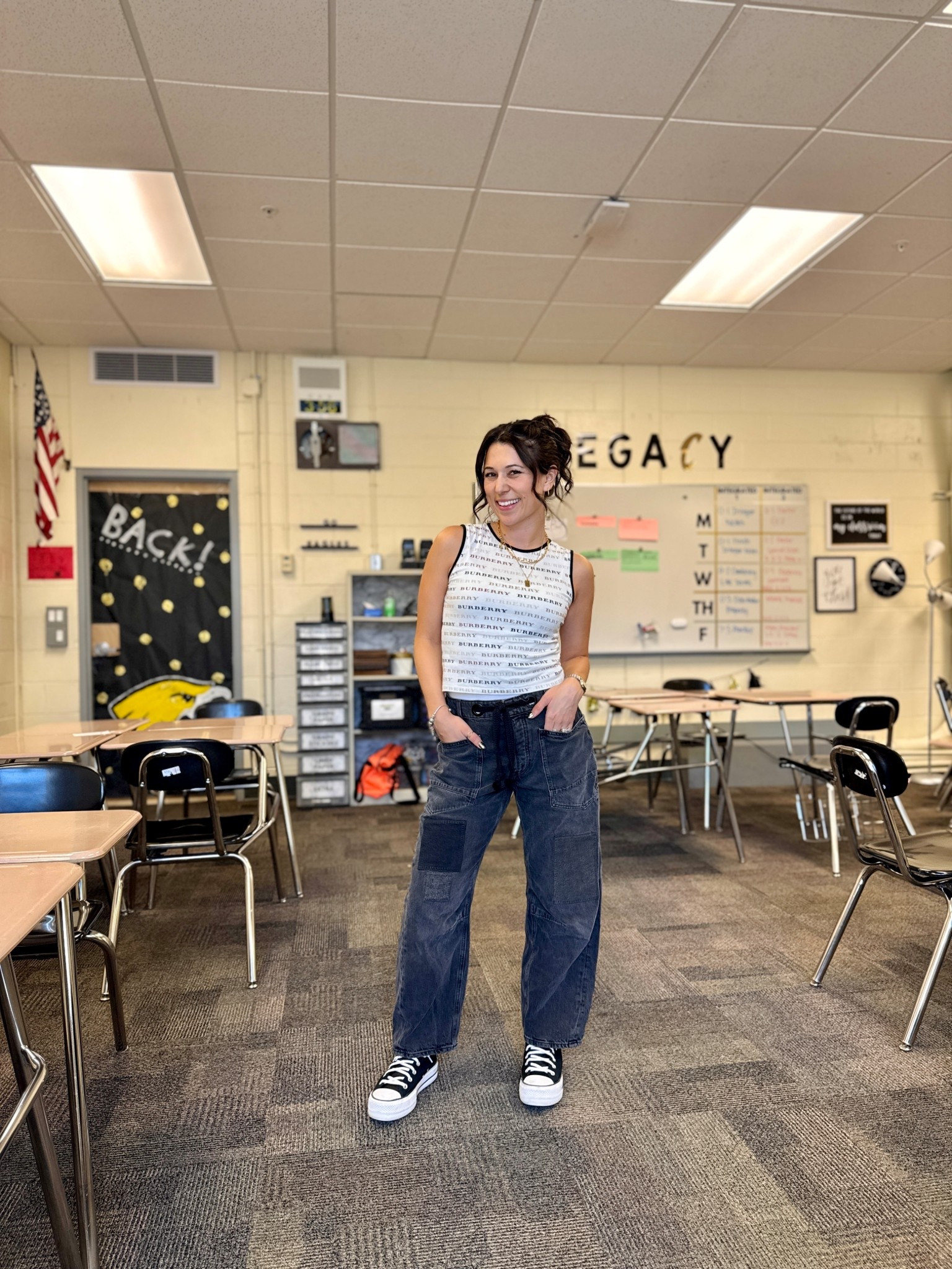 Teacher fit 
Top is thrifted!


#LTKStyleTip #LTKSeasonal #LTKPetite