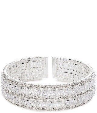 Cezanne CZ Crystal Cuff Bracelet | Dillard's | Dillard's