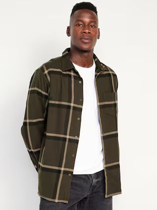 Cozy-Lined Shacket for Men | Old Navy (US)
