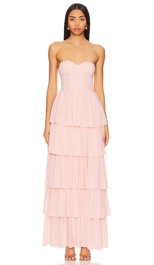 Lovers and Friends Hattie Gown in Pink. - size M | Revolve Clothing (Global)
