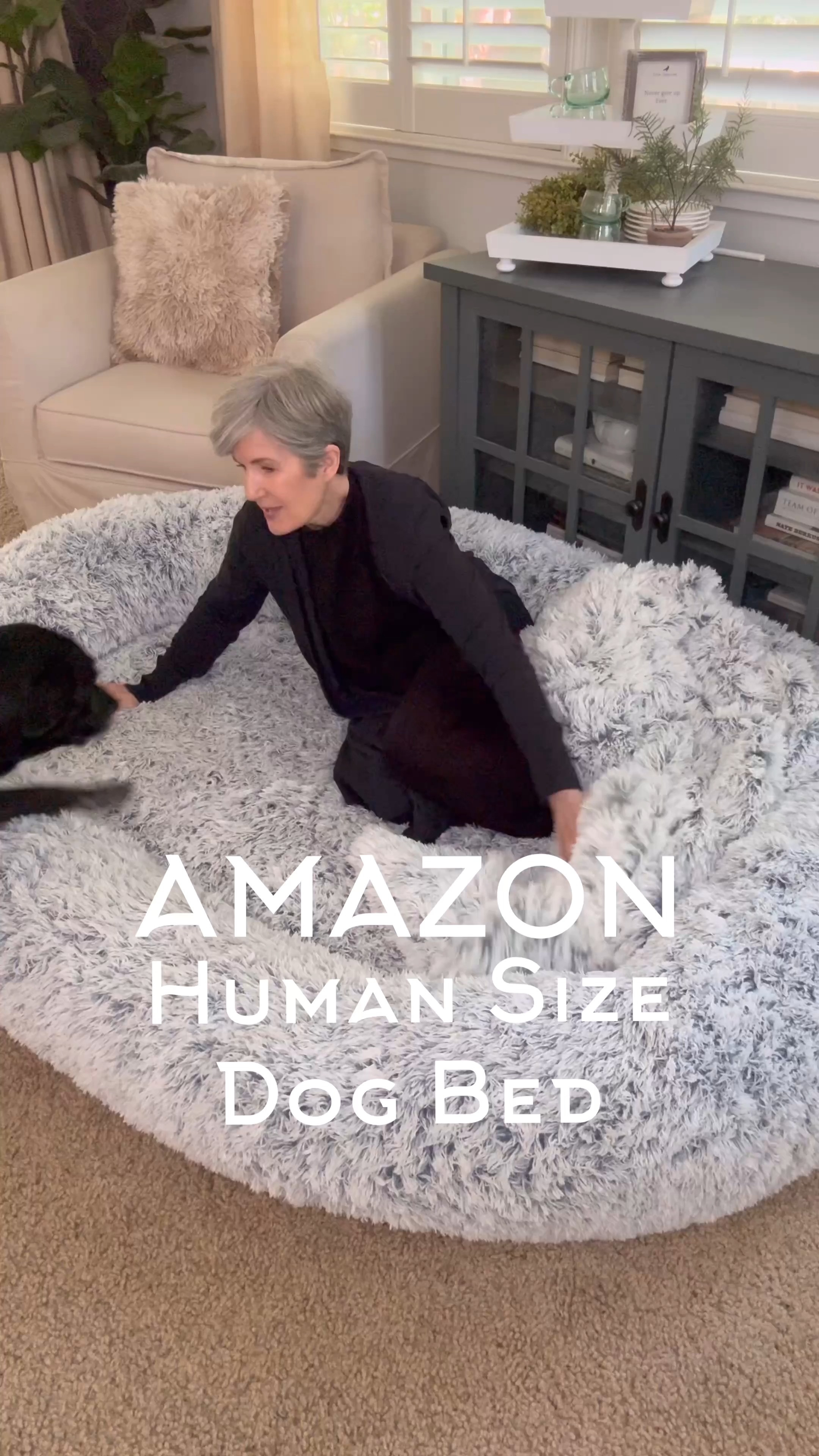 This human size dog bed is SO soft and comfy! With built-in pillow and faux fur blanket it’s perfect for naps or cuddling with the whole gang!

It unzips for easy washing and is WAY softer than you would even imagine. 

We’ve owned ours for nearly a year and it still looks and feels the same as the day we bought it! 😊

#amazonhome #petlovers #doglover #homehacks #amazonfinds  

 #LTKU #LTKHome #LTKPets