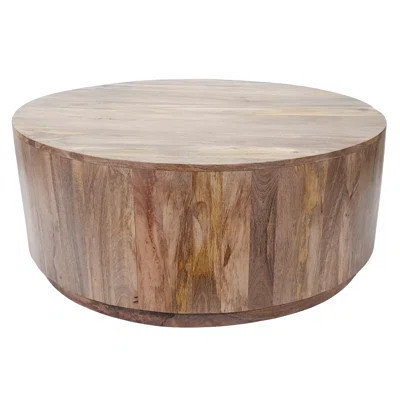 42" Natural Solid Wood Round Coffee Table | Wayfair North America