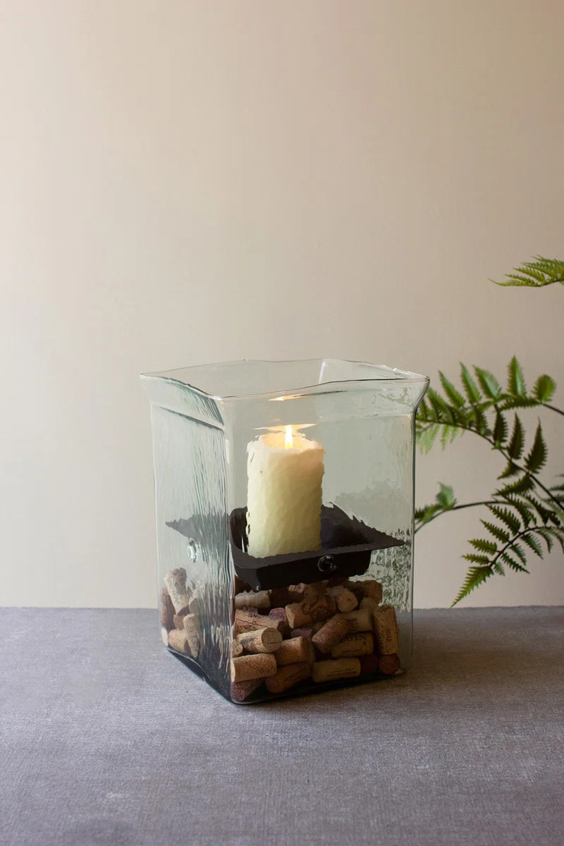 Glass Tabletop Hurricane | Wayfair North America