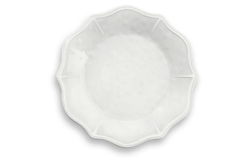 S/6 Savino Melamine Dinner Plates, White | One Kings Lane