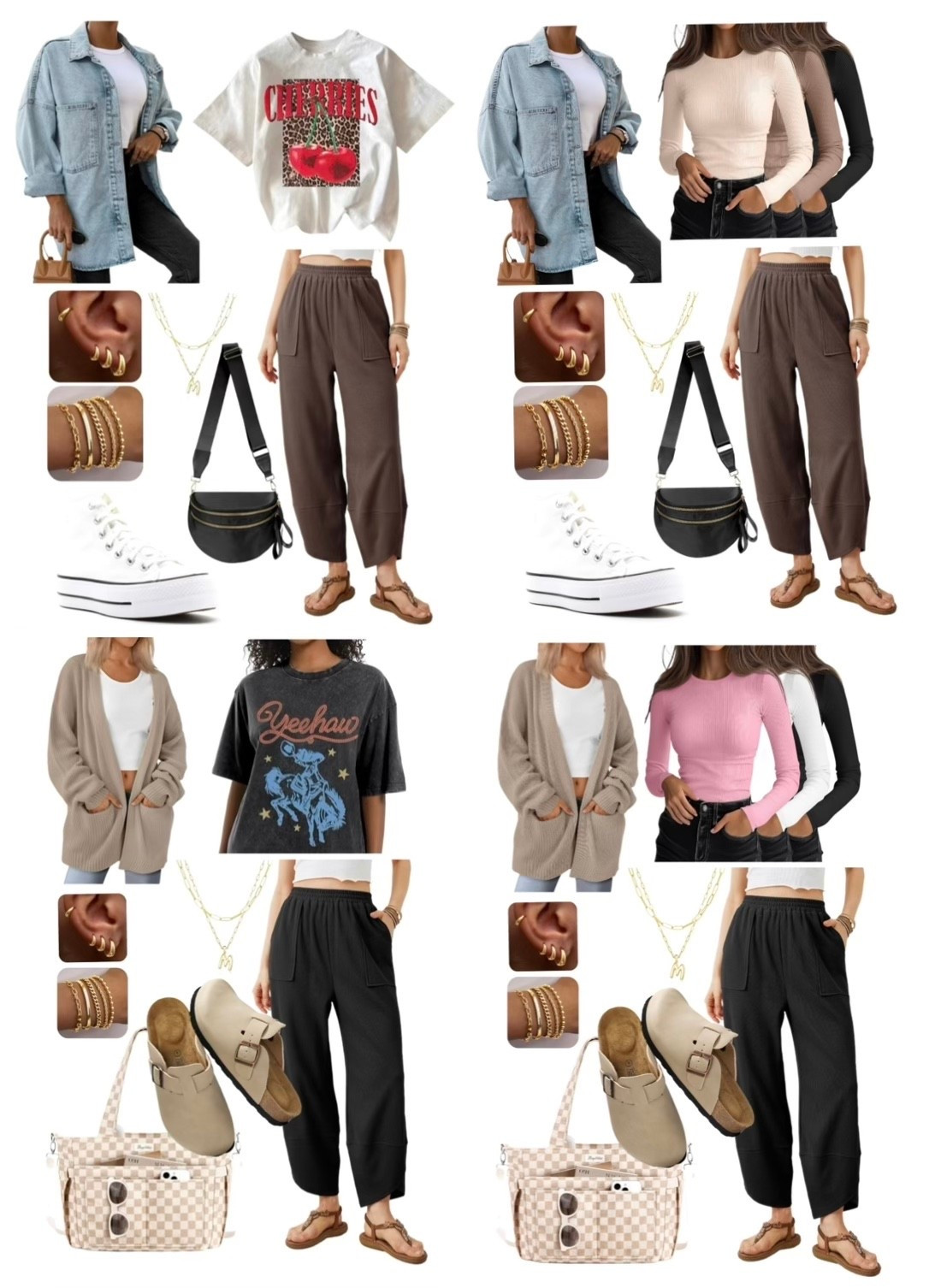 Mom on the go: sweatpants. Sweatpants can still look chic. Add a structured top or a fun graphic and a few accessories for a comfortable look that looks intentional  

#LTKFindsUnder50 #LTKStyleTip #LTKFindsUnder100