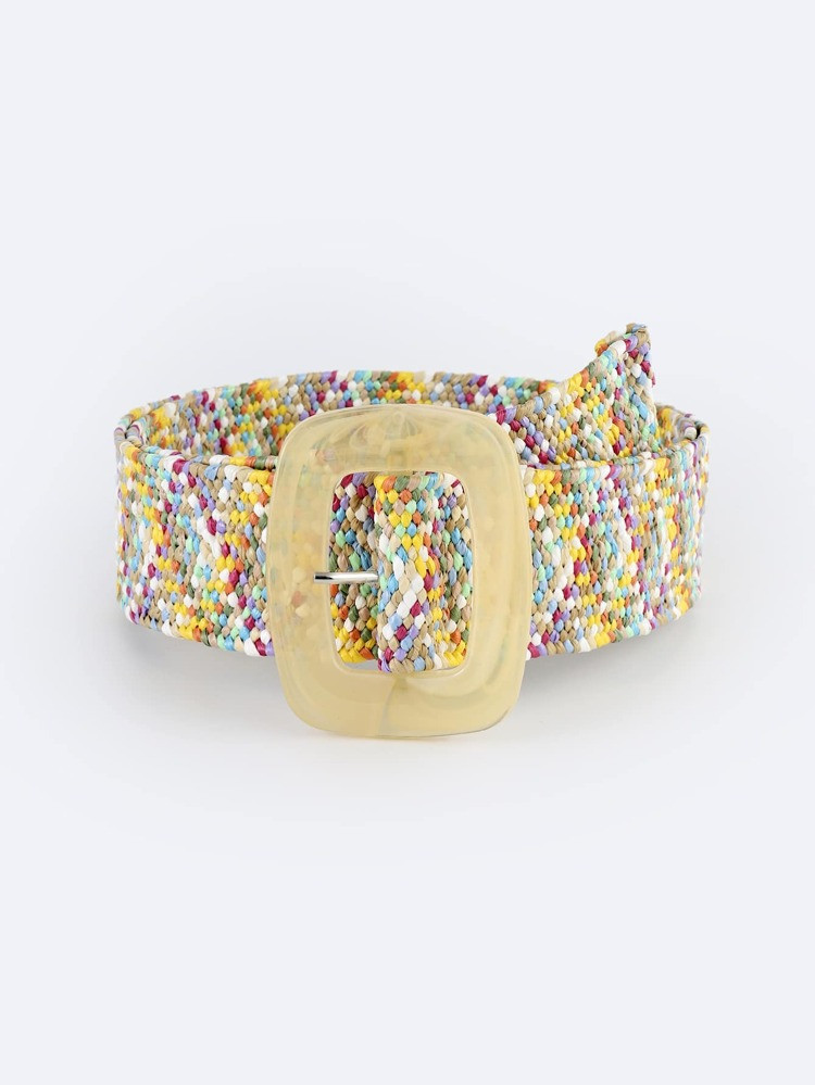 Geweven riemen met geometrische gesp | SHEIN