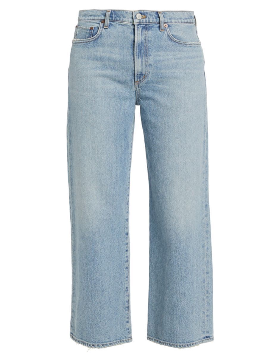 Harper Mid-Rise Relaxed Crop Jeans | Saks Fifth Avenue