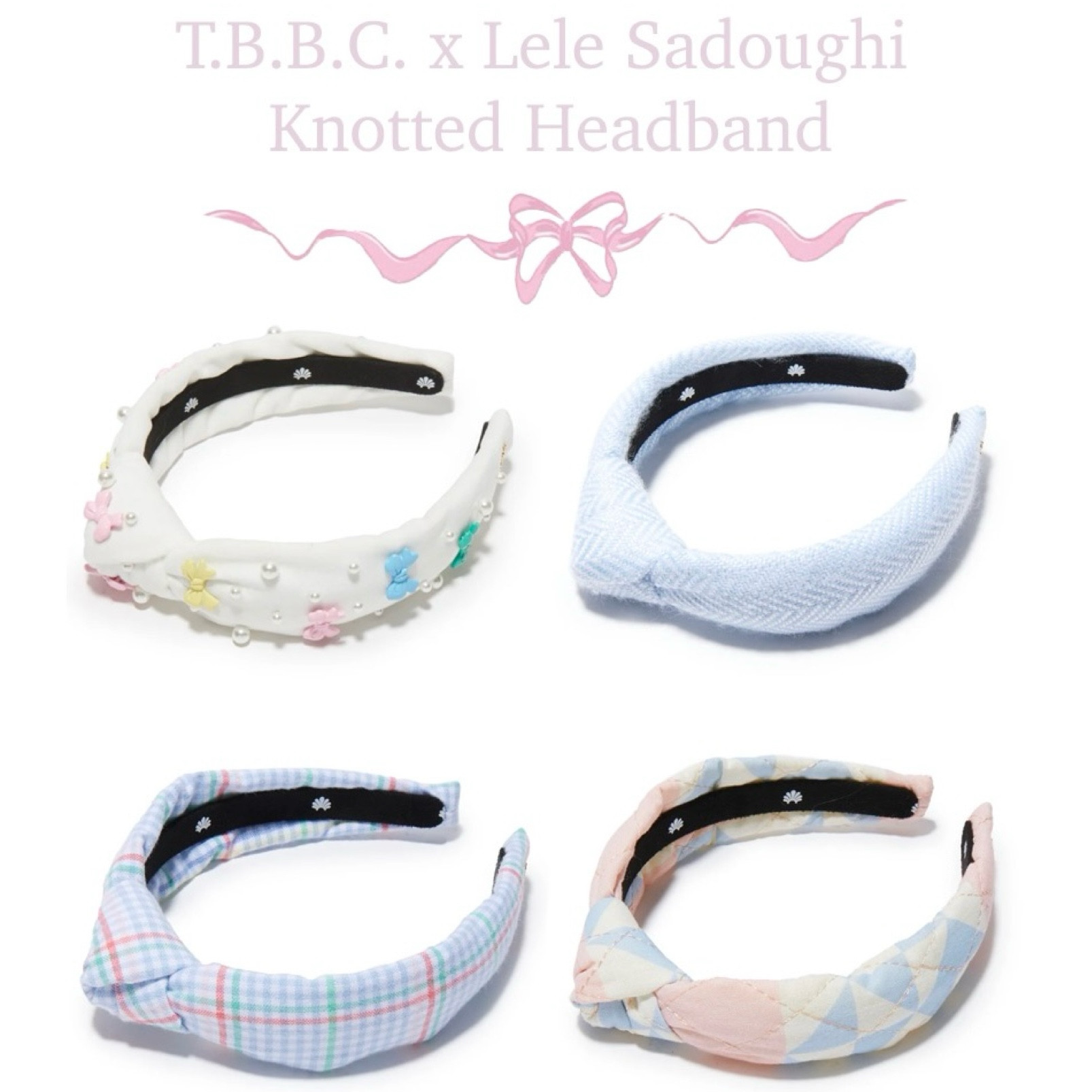 T.B.B.C. x Lele Sadoughi women's and children's headbands just released and will sell out! 💗🎀

#LTKFindsUnder100 #LTKSeasonal #LTKKids