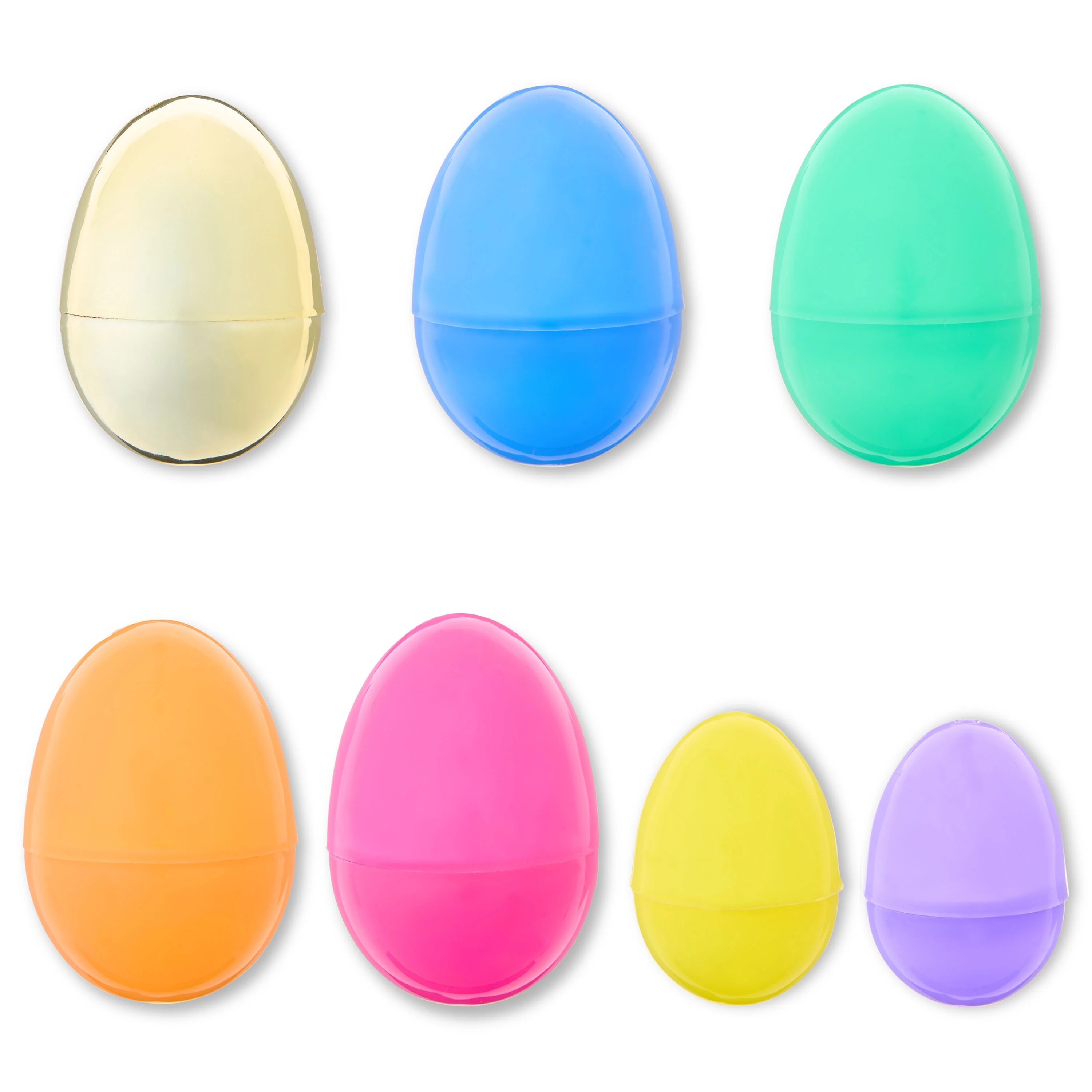 Multicolor Eggs with Gold Eggs, 120 Count, Easter by Way To Celebrate | Walmart (US)