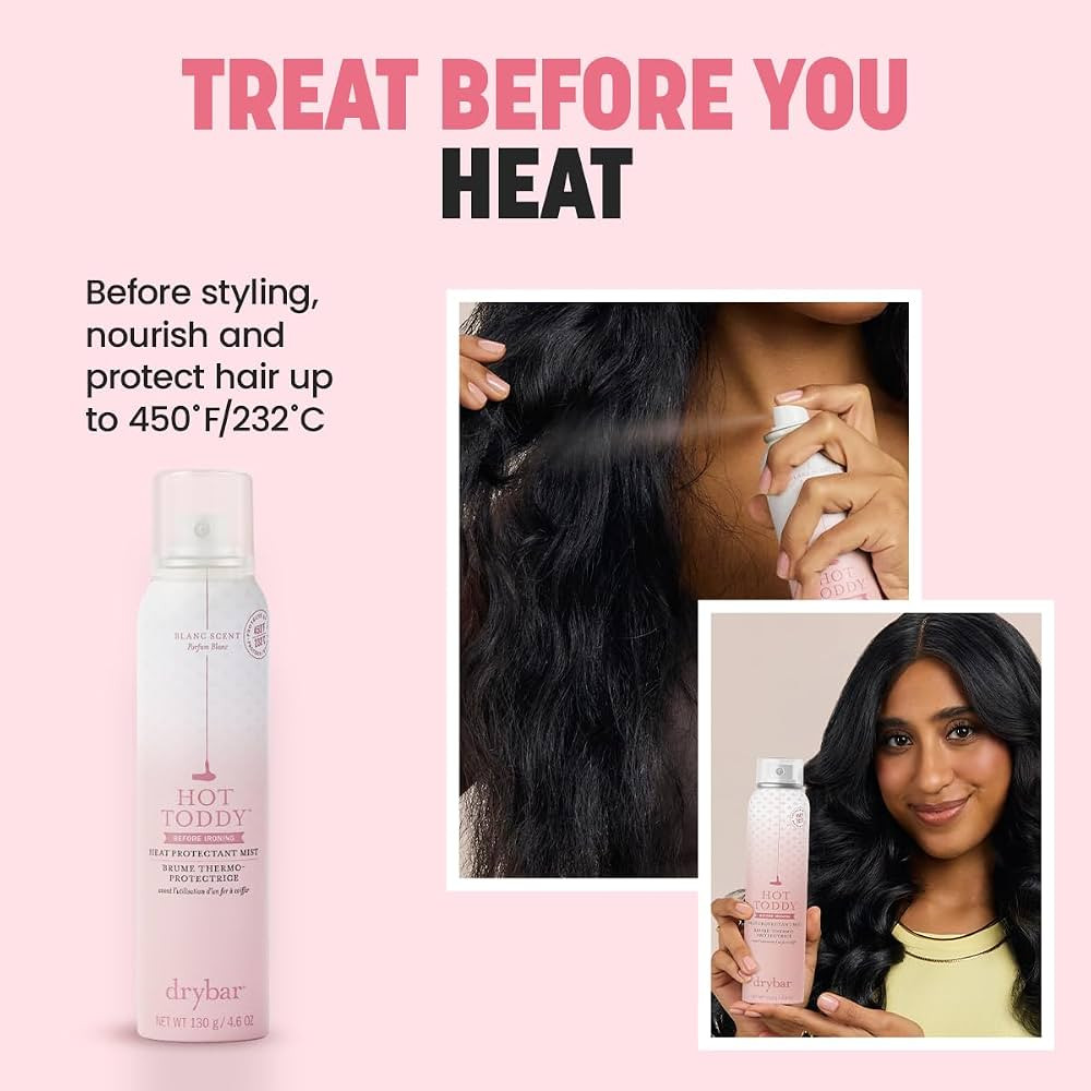 Drybar Hot Toddy Heat Protection Spray for Hair, Lightweight Formula, Protects from Heated Stylin... | Amazon (US)