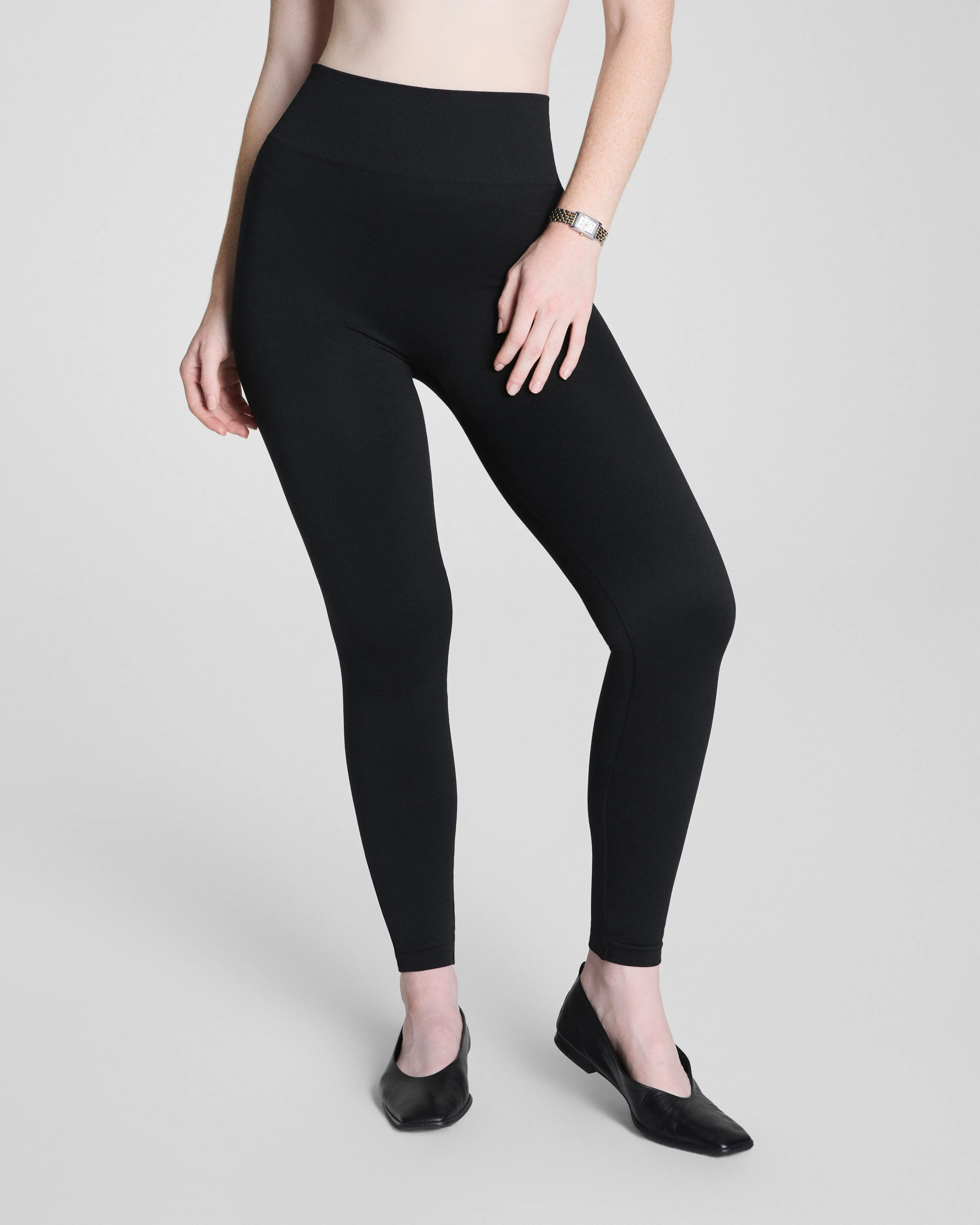 Ribbed Knit Leggings with Tummy Control | SPANX | Spanx