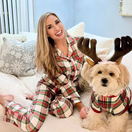 Cutest reindeer in Newport Beach!  🐾🦌😃

My comfy and cozy flannel plaid pajama set is just $25 and Jaxon’s matching pajama is just $10 (link in bio) @target #mytargetstyle #target 

Antlers $10 @amazon

#LTKHoliday #LTKSeasonal #LTKGiftGuide