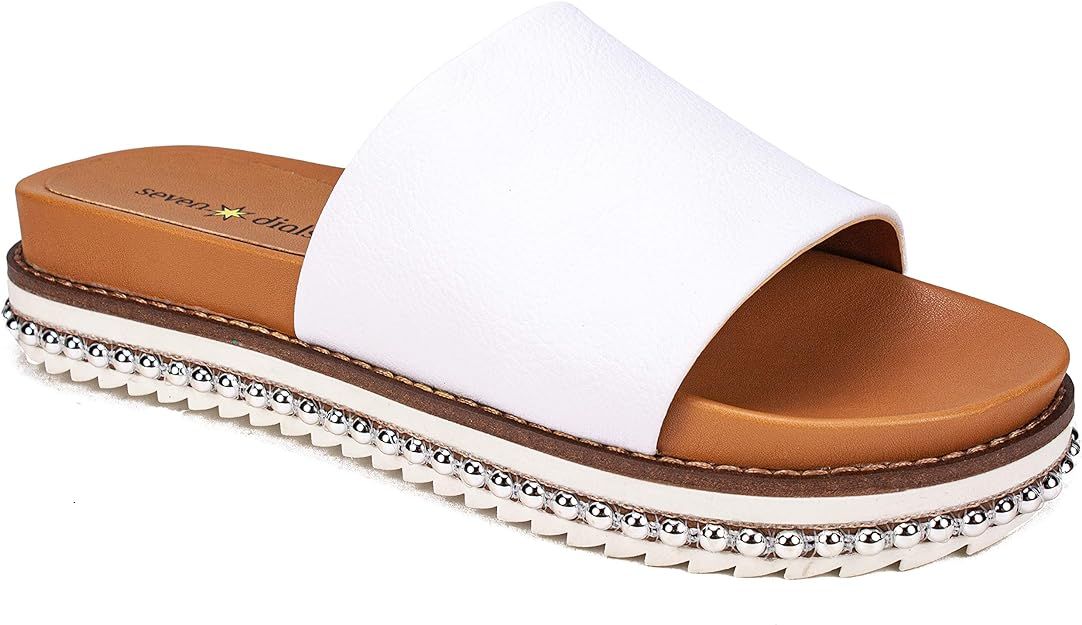 SEVEN DIALS Women's Baywood Slide Sandal | Amazon (US)