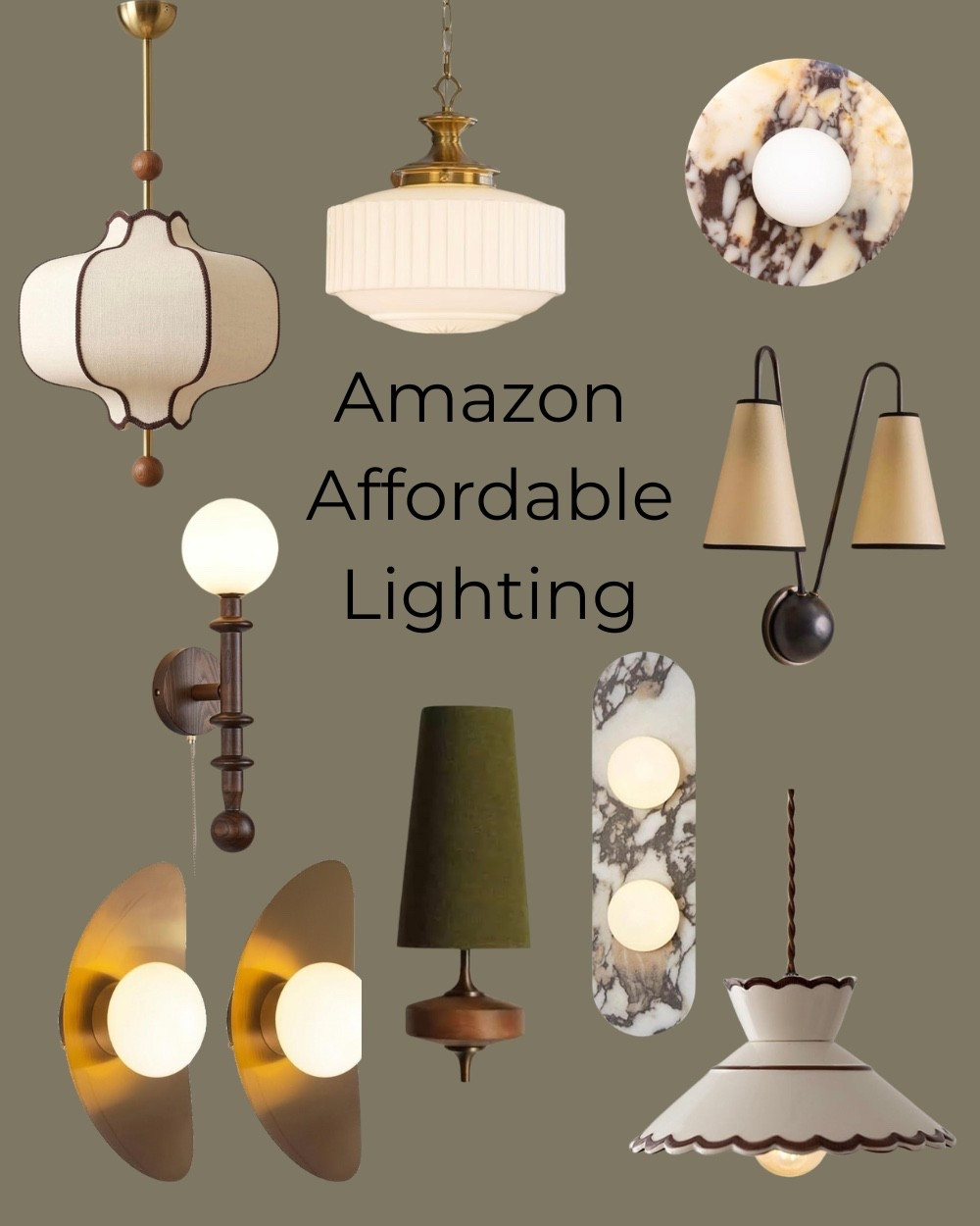 Amazon affordable lighting - #sconces #ceilinglights #pendants 

#LTKHome #LTKSaleAlert