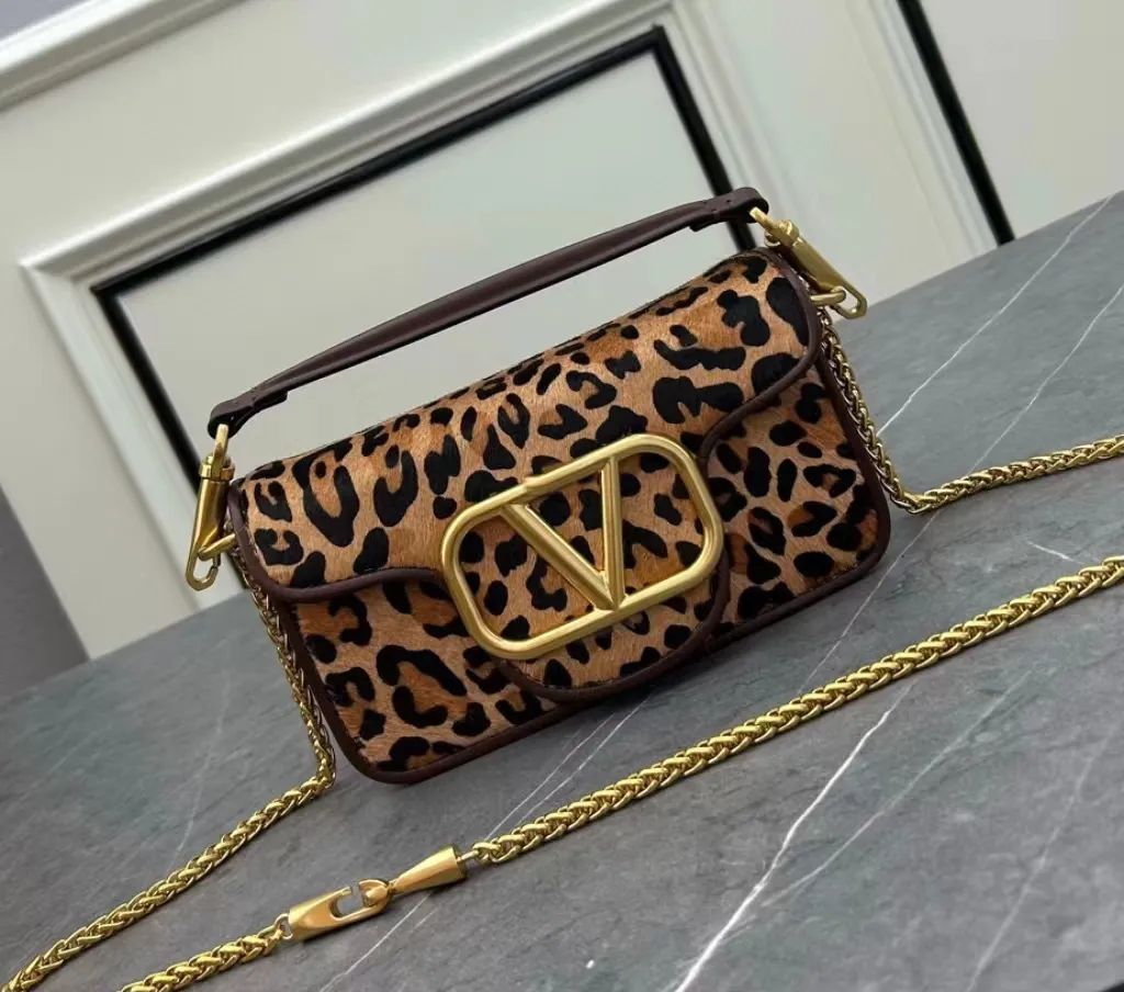 Cowhide Chain Shoulder Bags Leopard Zebra Print Underarm Baguette Luxury Bag Genuine Leather Wome... | DHGate