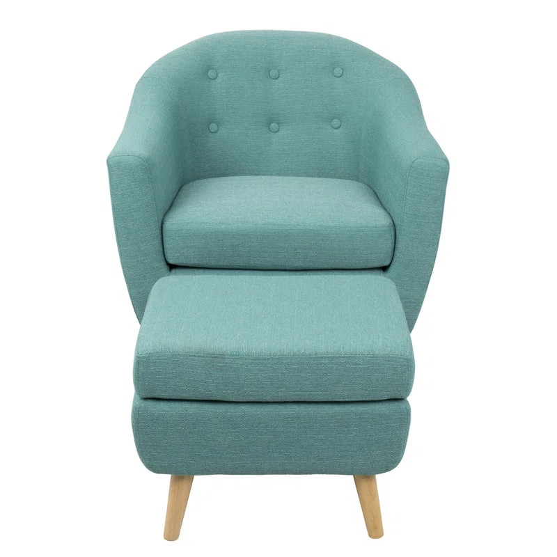 Henley Barrel Chair and Ottoman | Wayfair North America